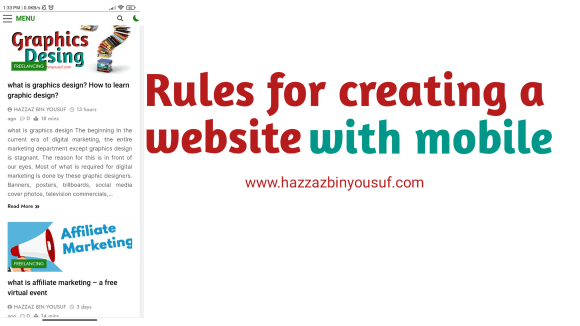 Rules for creating a website with mobile, rule for create a website with mobile,how to make a website on mobile for free,rules for creating a website with mobile phone,